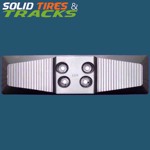 600mm Chain-On Rubber Pad - Heavy Duty
